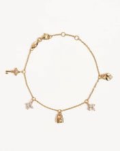 Load image into Gallery viewer, By Charlotte - Love Unlocked Charm Bracelet - Gold
