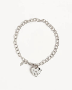 By Charlotte - Love Unlocked Padlock Bracelet - Silver