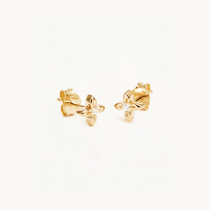By Charlotte - Live In Light Studs - Gold