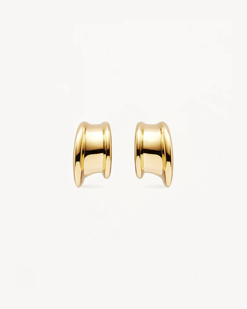 By Charlotte - Muse Small Hoops- Gold