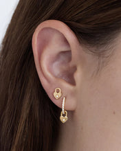Load image into Gallery viewer, By Charlotte - Love Unlocked Padlock Hoops - Gold
