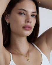 Load image into Gallery viewer, By Charlotte - Love Unlocked Padlock Hoops - Gold

