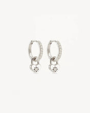 Load image into Gallery viewer, By Charlotte - Love Unlocked Padlock Hoops - Silver
