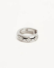 Load image into Gallery viewer, By Charlotte - Bloom With You Lotus Hoops - Silver
