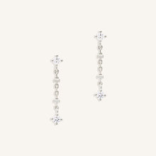 Load image into Gallery viewer, By Charlotte - I Am Light And Love Chain Earrings - Silver
