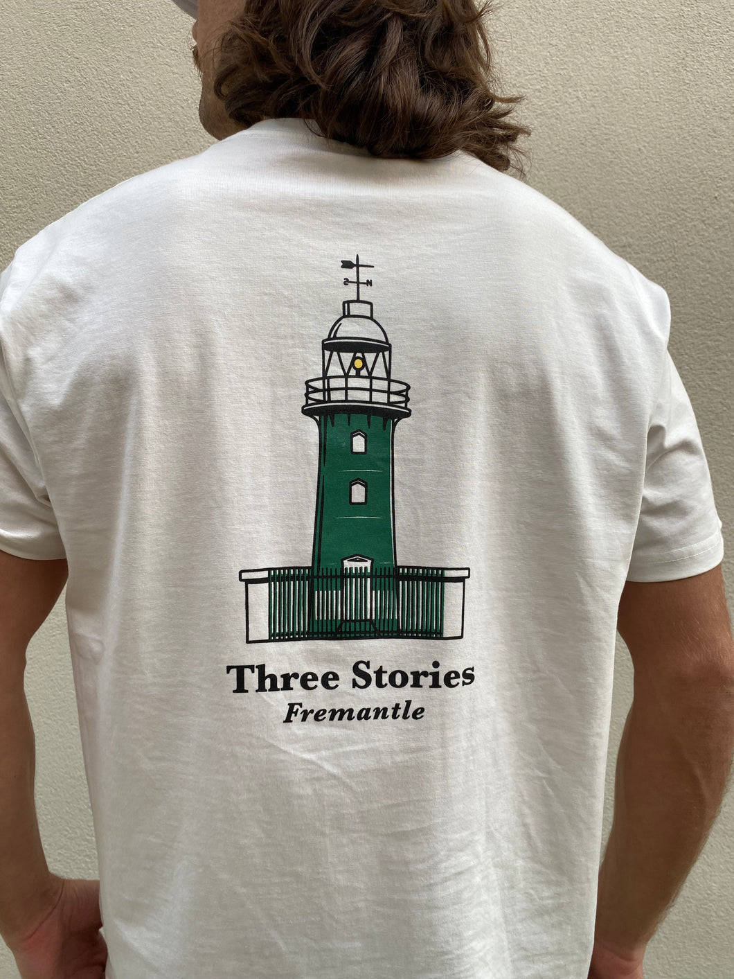 Three Stories - Lighthouse Tee - Natural