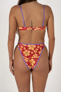 Inner Relm - GoodLuck Bikini Set - Aloha Red