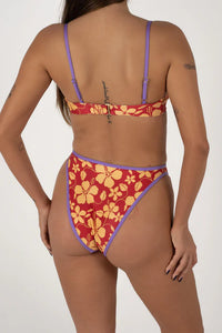 Inner Relm - GoodLuck Bikini Set - Aloha Red