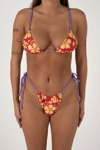 Inner Relm - TanTime Bikini Set - Aloha Red