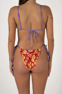 Inner Relm - TanTime Bikini Set - Aloha Red