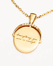 Load image into Gallery viewer, By Charlotte - Everything You Are is Enough Small Necklace - Gold
