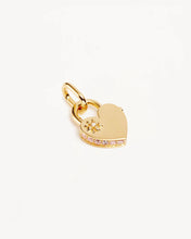 Load image into Gallery viewer, By Charlotte - Connected Hearts Padlock Pendant - Gold
