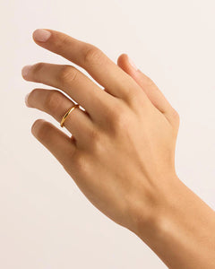 By Charlotte - Lover Thin Ring - Gold