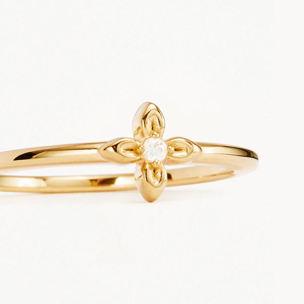 By Charlotte - Live In Light Ring - Gold