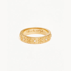 By Charlotte - Live In Grace Ring - Gold