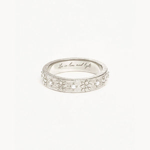 By Charlotte - Live In Grace Ring - Silver