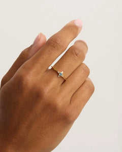 By Charlotte - Chasing Dreams Ring - Gold