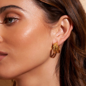 Arms Of Eve - Elodi Hoop Earrings - Gold