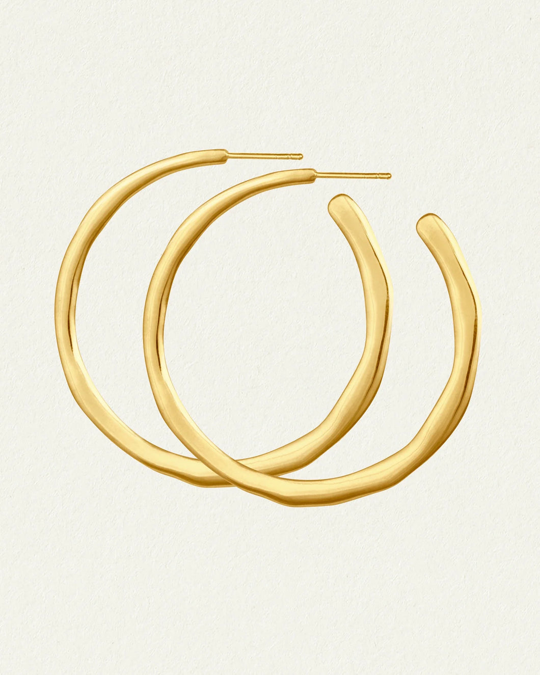 Temple Of The Sun - Circe Hoop Earrings - Gold