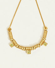Load image into Gallery viewer, Temple of the Sun - Hebe Necklace Peridot - Gold
