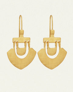 Temple Of The Sun - Lilu Earrings - Gold