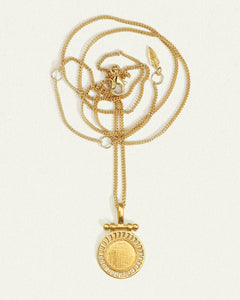 Temple Of The Sun - Solar Necklace - Gold