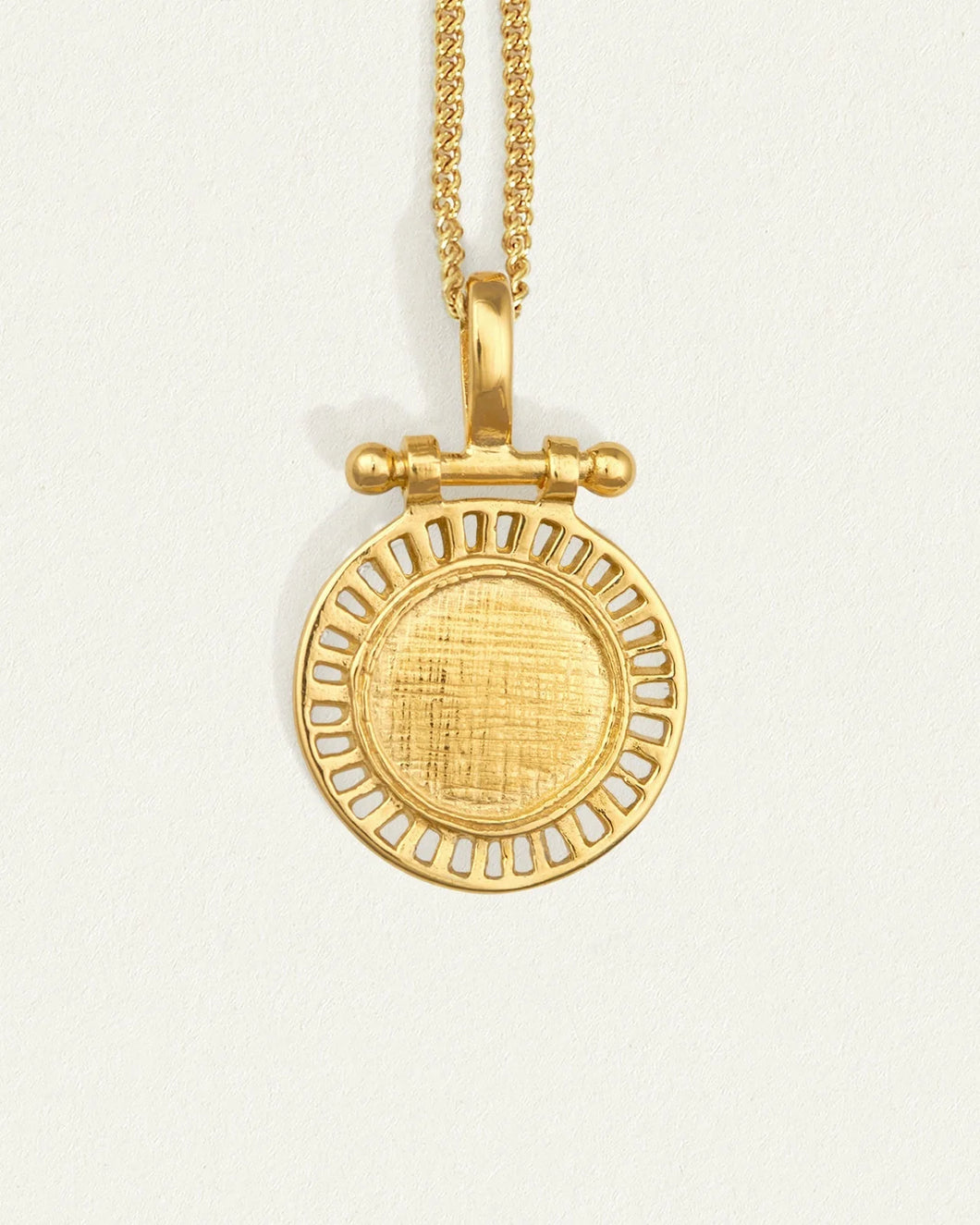 Temple Of The Sun - Solar Necklace - Gold