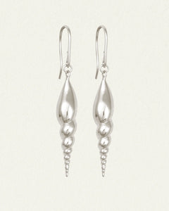 Temple of the Sun - Spire Earrings - Silver
