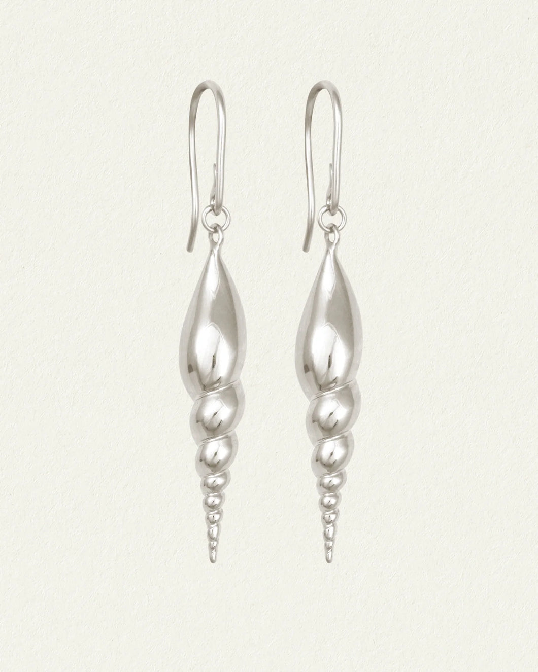 Temple of the Sun - Spire Earrings - Silver
