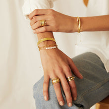 Load image into Gallery viewer, Arms Of Eve - Seline Gold and Pearl Bracelet - Gold
