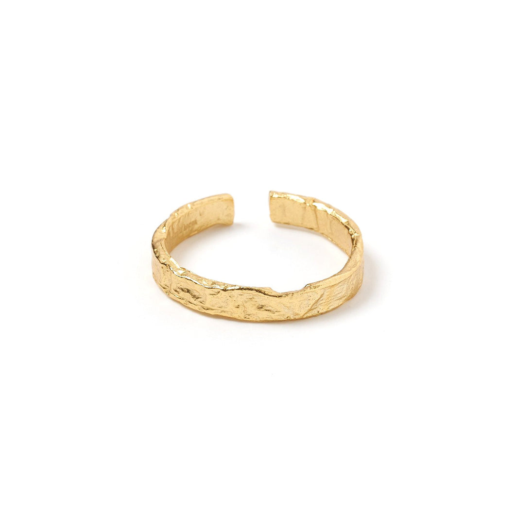 Arms Of Eve - Eros Gold Textured Ring - Small