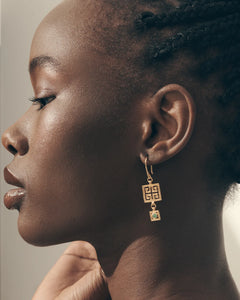 Temple Of The Sun - Calise Earrings - Gold