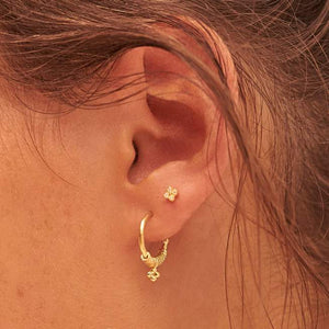 By Charlotte - Charmed Hoop Earrings - Gold