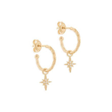Load image into Gallery viewer, By Charlotte - Starlight Hoop Earrings - Gold
