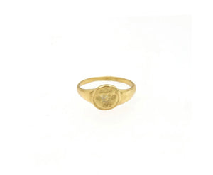 Cleopatra's Bling - Gorgoneion Pinky Ring - Gold