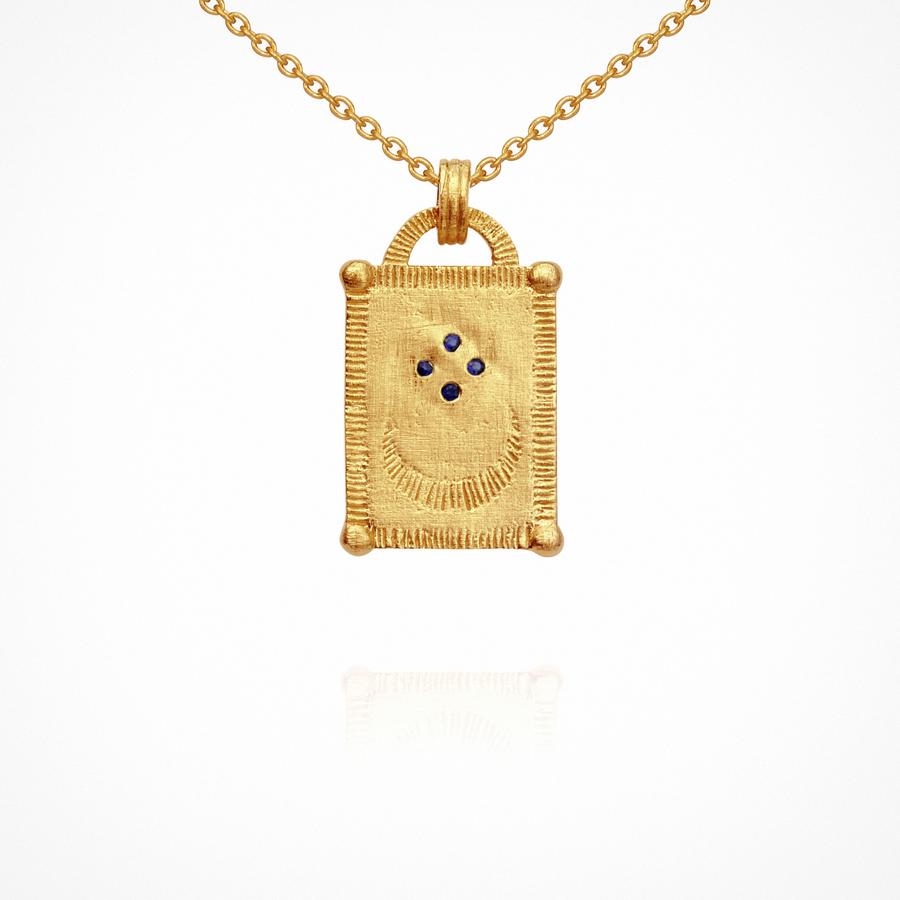 追跡便【TEMPLE OF THE SUN】★Niki Necklace Gold Agni Necklace Gold Vermeil – Temple of the Sun US