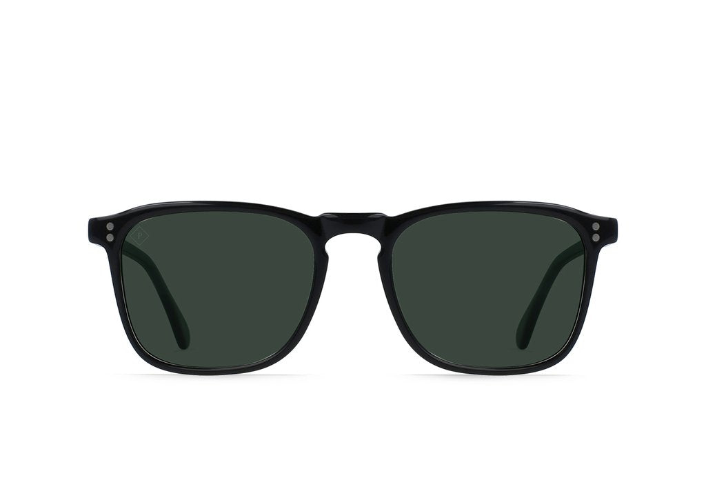 Raen - Wiley 54 - Recycled Black/Green Polarized