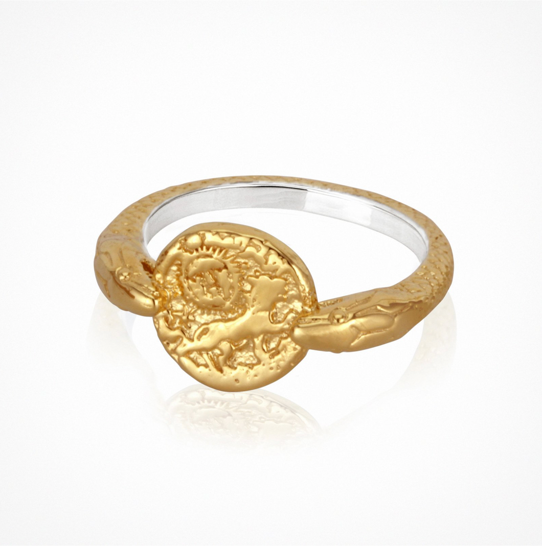 Temple Of The Sun - Aria Ring - Gold