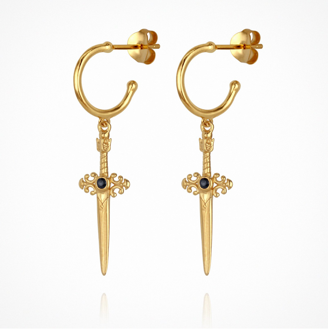 Temple Of The Sun - Themis Earrings - Gold