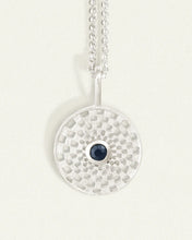 Load image into Gallery viewer, Temple Of The Sun - Serene Necklace - Sapphire / Silver
