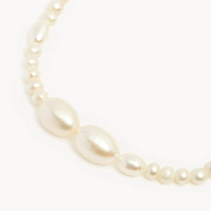 By Charlotte - Lunar Light Pearl Bracelet - Gold
