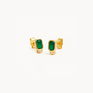 By Charlotte - Strength Within Stud Earrings - Gold