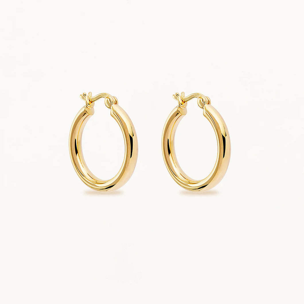 By Charlotte - Sunrise Large Hoops - Gold