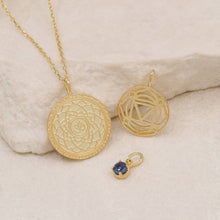 Load image into Gallery viewer, By Charlotte - I Create My Reality, Third Eye Chakra Necklace - Gold
