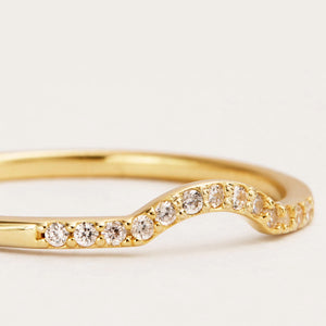 By Charlotte - Endless Light Ring - Gold
