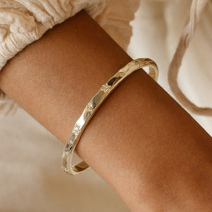 By Charlotte - Align Your Soul Cuff - Gold