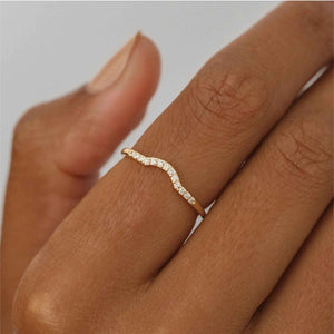 By Charlotte - Endless Light Ring - Gold