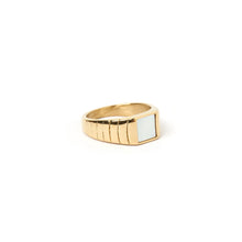 Load image into Gallery viewer, Arms Of Eve - Yang Signet Ring - White/Gold
