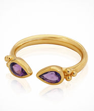 Load image into Gallery viewer, Sarra - Ring Amethyst - Gold
