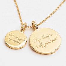 Load image into Gallery viewer, By Charlotte - My Heart is Grateful Necklace - Gold
